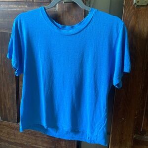 Jungmaven NWOT Cropped Lorel Tee Blue